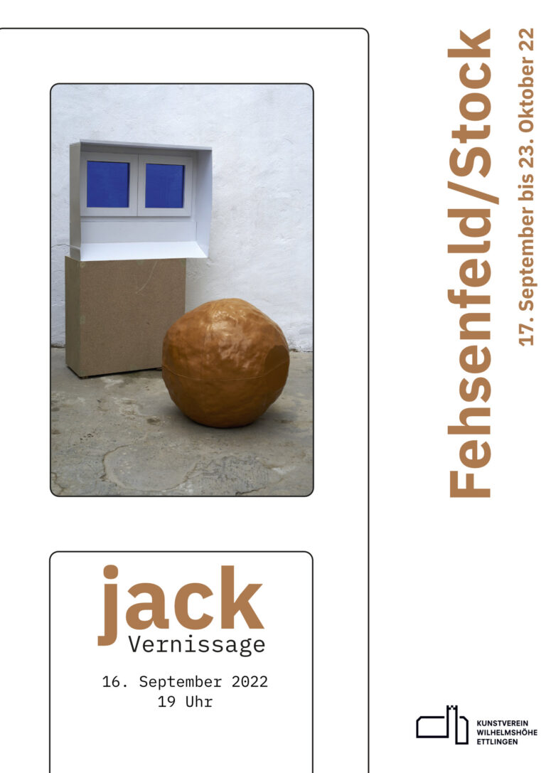 Einladungskarte Ausstellung Jack