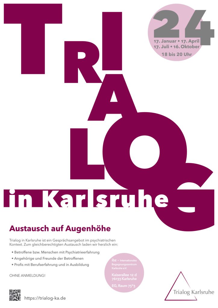 Plakat 2024 Trialog Karlsruhe